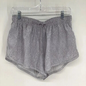 Body Women’s Athletic Running Lined Shorts Quick Dry Gray/White Size Small